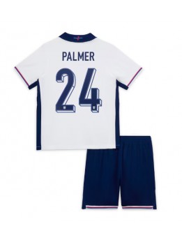 England Cole Palmer #24 Heimtrikotsatz für Kinder EM 2024 Kurzarm (+ Kurze Hosen)